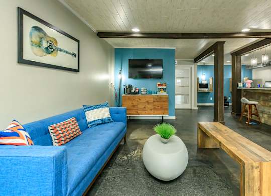 Living room with tv