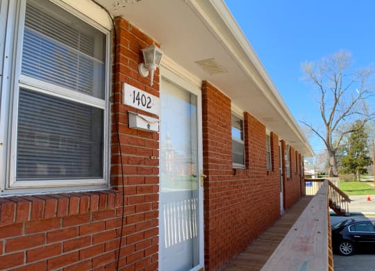 Brick building