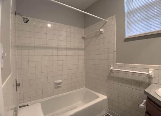 Bath tub with tile