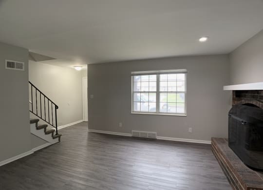 Open area with large windows at Roosevelt in Independence, MO