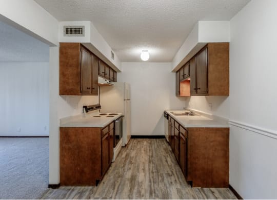 kitchen with cabinets in topeka kansas