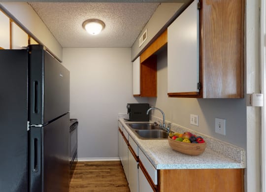 Kitchen with spacious cabinetry