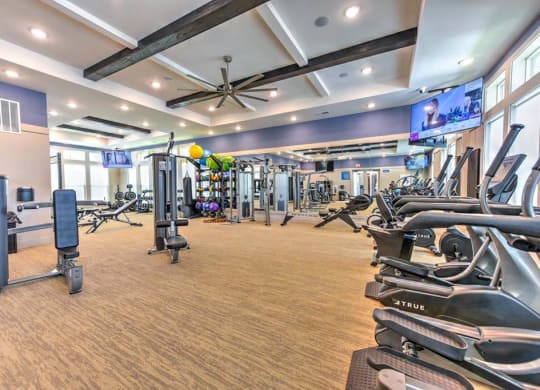 Spacious Gym with Cardio Machines at Fountainhead, Jacksonville, FL, 32258