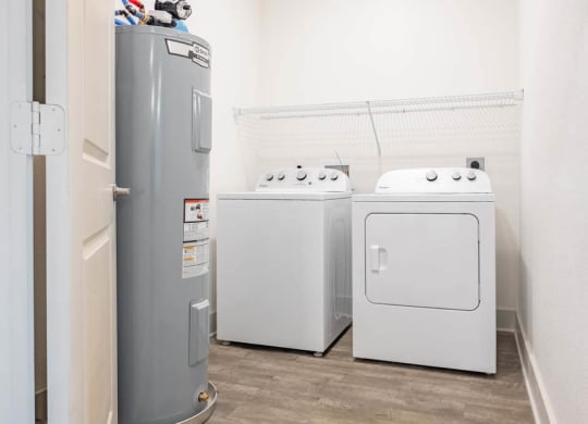 Washer and Dryer in the Laundry Room at Fountainhead, Jacksonville, FL, 32258