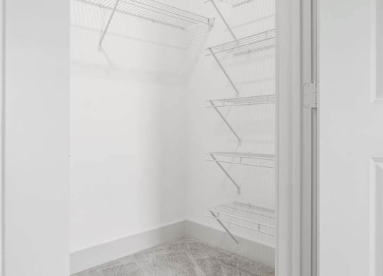 Empty Walk in Closet at Fountainhead, Jacksonville, FL, 32258