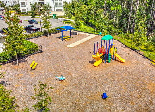 an aerial view of our playground at Palm Bay Club, Jacksonville, 32258