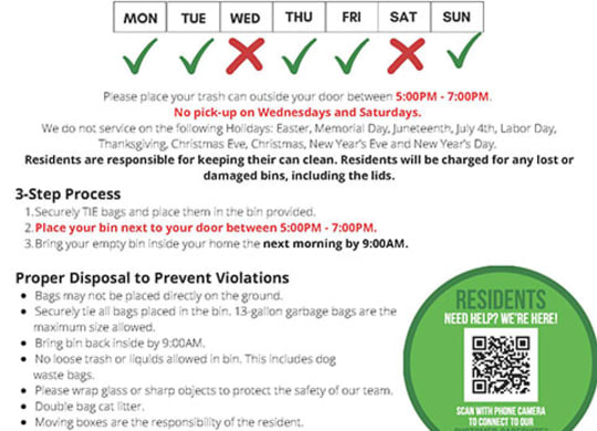 a flyer with a green circle on top of a white background  at Fountainhead, Jacksonville, 32258