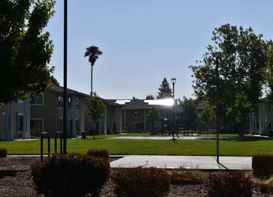 Mutual Housing on the Greenway courtyard
