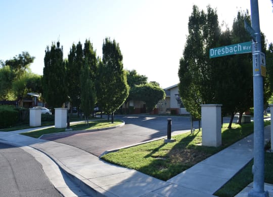 Tremont Green Mutual Housing Community driveway