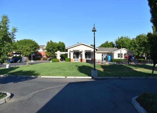 Tremont Green Mutual Housing Community driveway, courtyard, office/community room