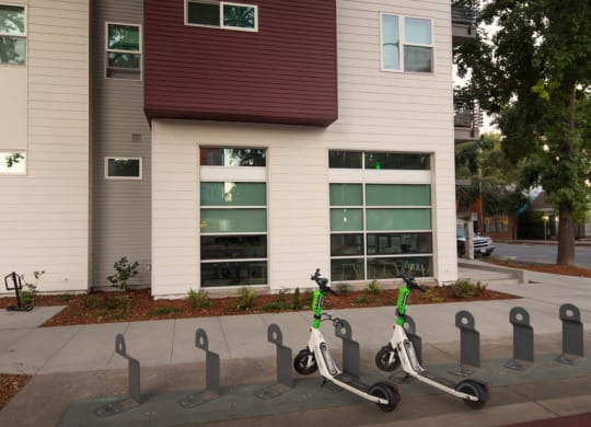 Bike Racks on F Street at Lavender