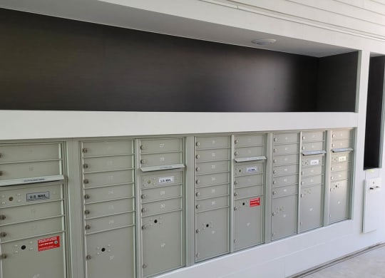 Mailboxes at Lavender Courtyard