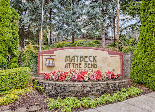 Maybeck at the Bend exterior sign