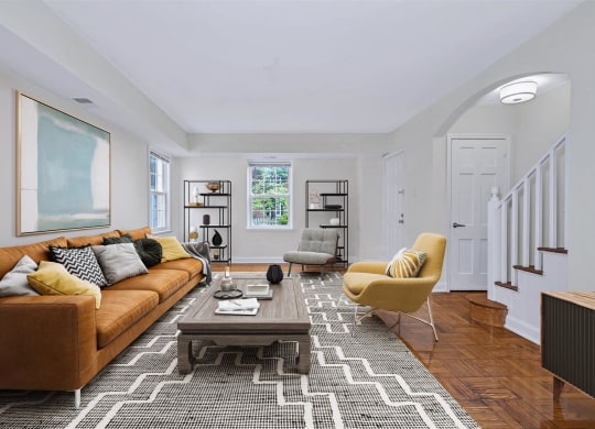 Falkland Chase Apartments in Silver Spring, Maryland Model Living Room