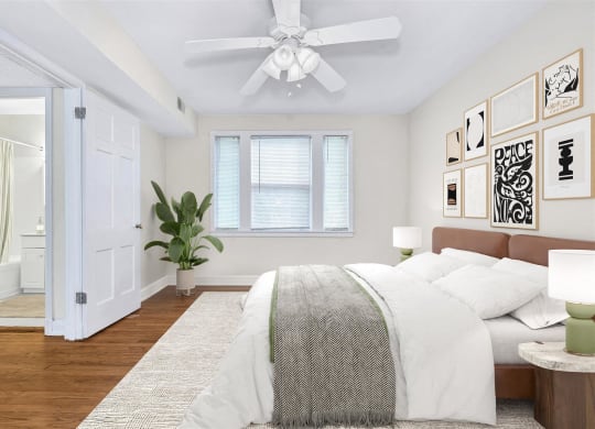 Falkland Chase Apartments in Silver Spring, Maryland Model Bedroom