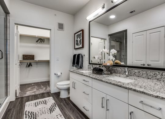 Astra Avery Ranch Bathroom with Attached Walk-In Closet