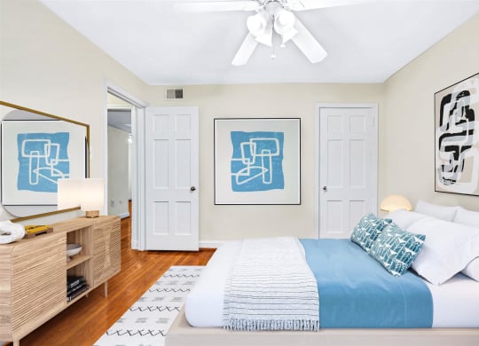 Falkland Chase Apartments in Silver Spring, Maryland Model Bedroom