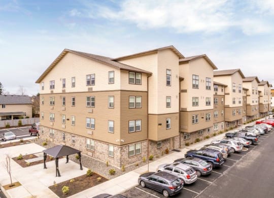 192nd West Lofts Exterior and Parking Lot