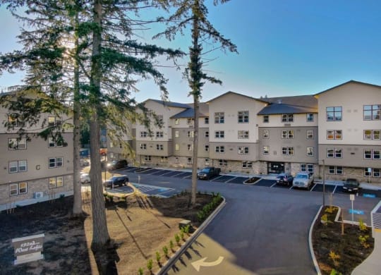 192nd West Lofts Exterior and Parking Lot