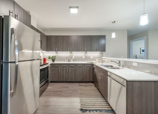 192nd West Lofts Model Kitchen