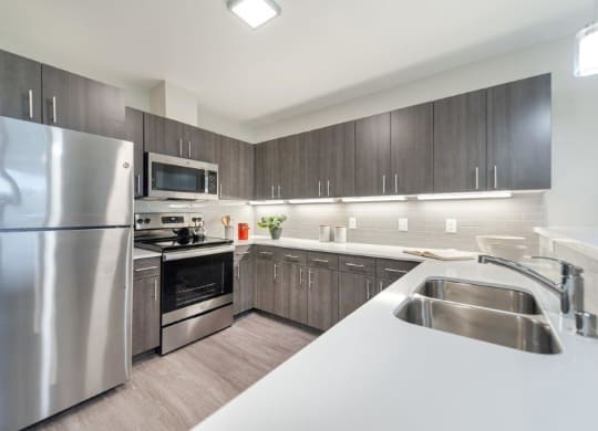 192nd West Lofts Model Kitchen