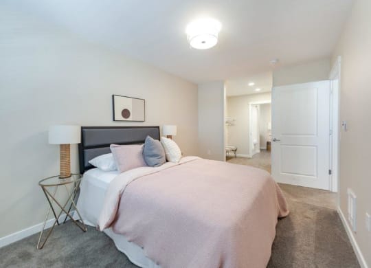 192nd West Lofts Bedroom with Attached Walk-In Closet