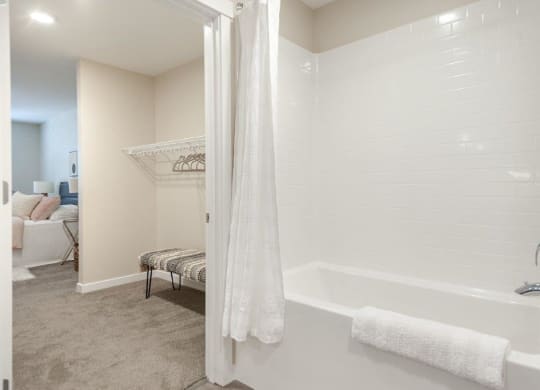 192nd West Lofts Bathroom and Attached Walk-In Closet