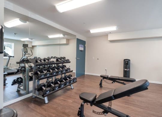 192nd West Lofts Fitness Center with Weights