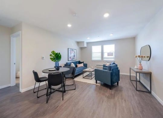 192nd West Lofts Dining Area and Living Room