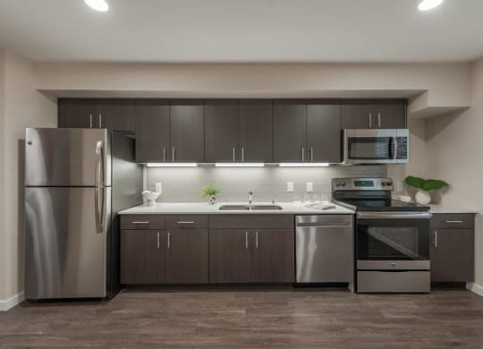 192nd West Lofts Model Kitchen