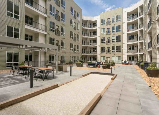 TriVista on Speer Exterior Courtyard