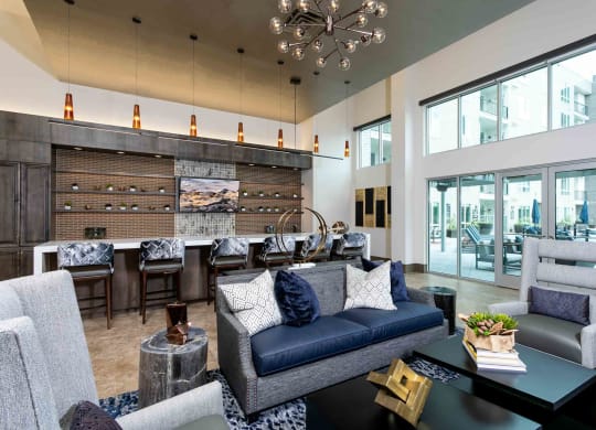 TriVista on Speer Interior Clubhouse