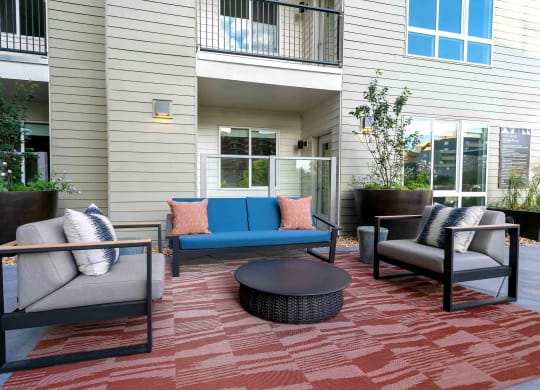 TriVista on Speer Outdoor Seating Area