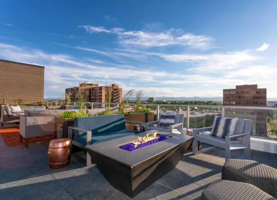 TriVista on Speer Exterior Fire Pit