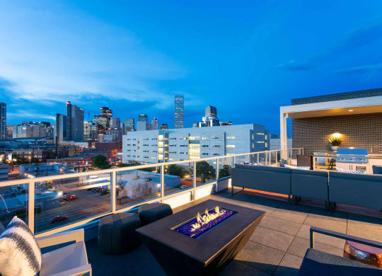 TriVista on Speer Exterior Fire Pit