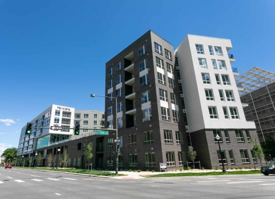 TriVista on Speer Exterior Building