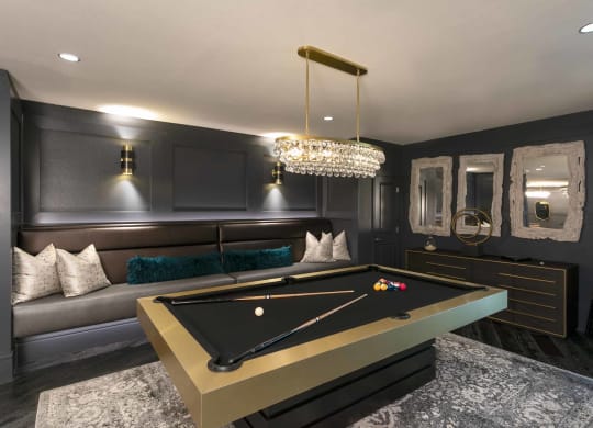 TriVista on Speer Interior Billiards Table