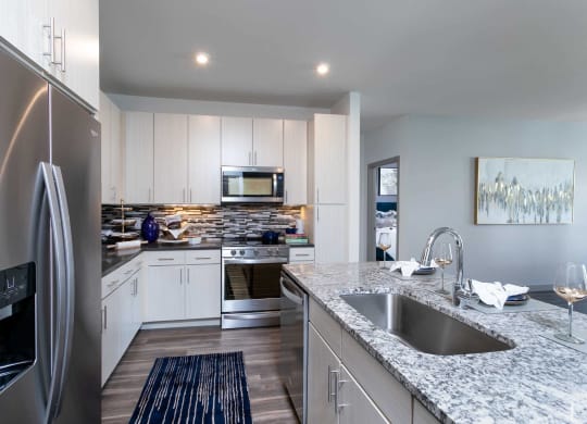 TriVista on Speer Model Kitchen