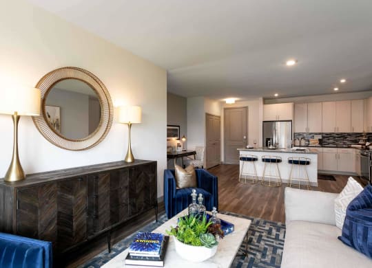 TriVista on Speer Model Living Room