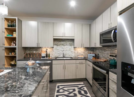 TriVista on Speer Model Kitchen