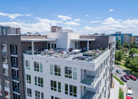 TriVista on Speer Exterior Building