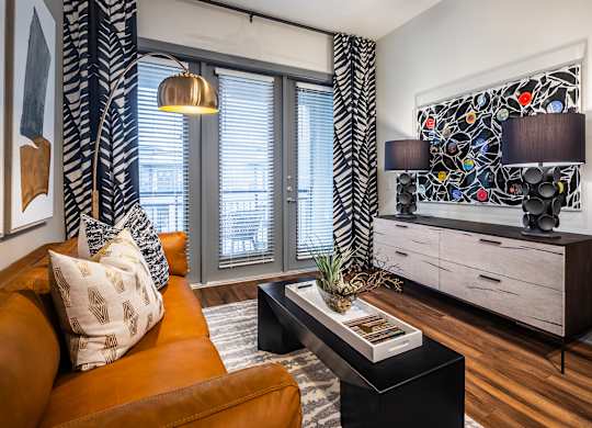 Aura Thirty2 Apartments Model Living Room