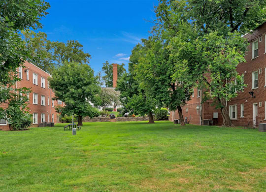 Falkland Chase Apartments in Silver Spring, Maryland Exterior and Courtyard