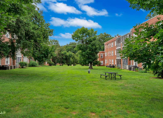 Falkland Chase Apartments in Silver Spring, Maryland Exterior and Courtyard