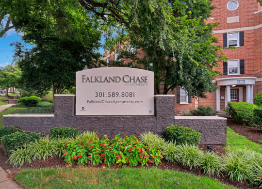 Falkland Chase Apartments in Silver Spring, Maryland Monument Sign