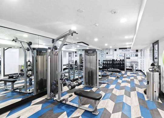 Proximity Apartment Homes Fitness Center with equipment