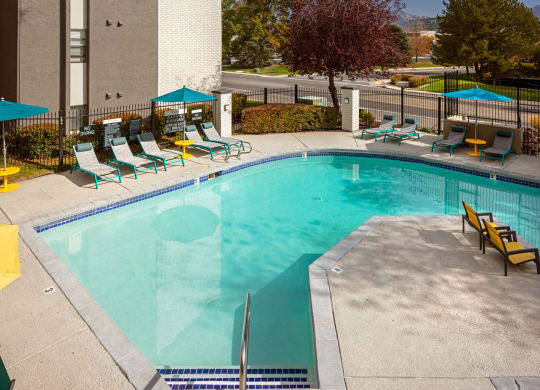 Clover Creek Apartments Pool Area