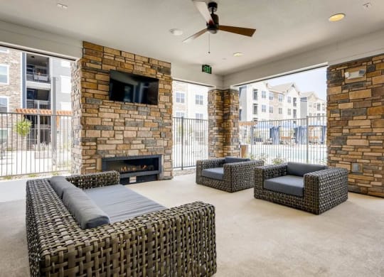 The Ranch at First Creek Apartments Clubhouse Sitting Area