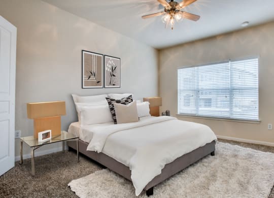 Hudson Miramont Apartments Model Bedroom