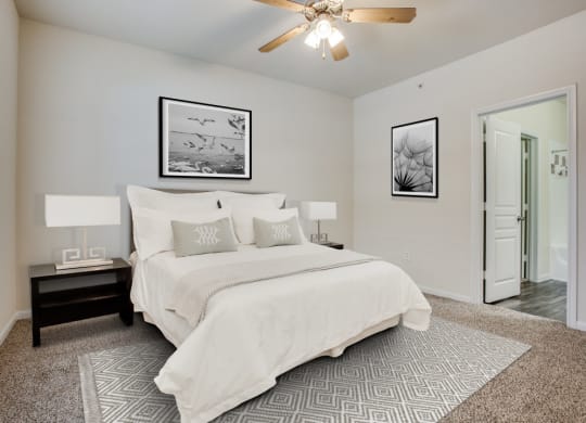 Hudson Miramont Apartments Model Bedroom